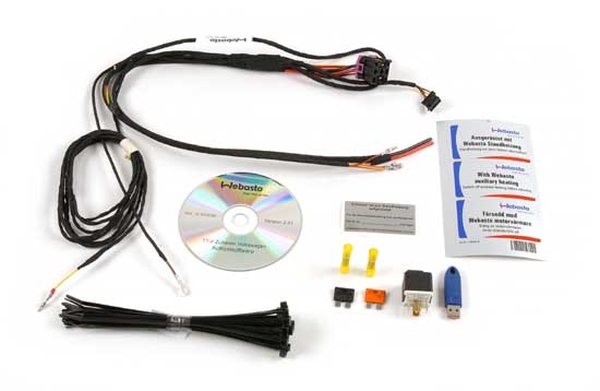 Assembly kit, auxilliary heater Touran/Pass/Tiguan 05- TDI AC Climatic