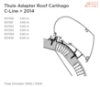 Mounting Set, roof rack Carthago C-Line 14- 6,00m