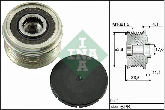 Alternator Freewheel Clutch Porsche