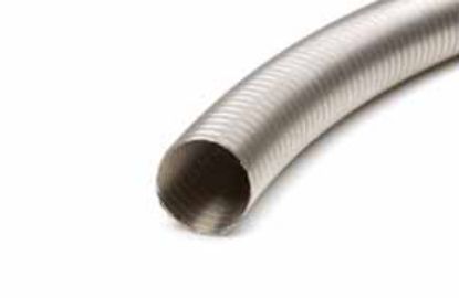 Muffler pipe, pre-heater 70 MM INOX 2-KORDNE (1 meeter)