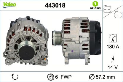Alternator VOLKSWAGEN AMAROK 3.0 TDI 06.16 ->