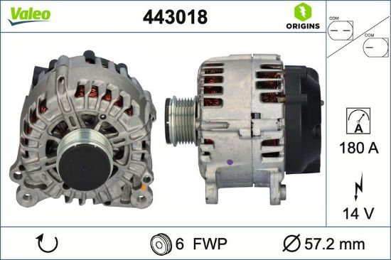 Alternator VOLKSWAGEN AMAROK 3.0 TDI 06.16 ->