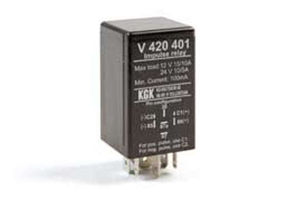 Relay, main current impulssrelee 12/24V 10-30V