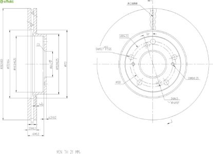 Brake Disc HONDA - 45251-SDC-A00