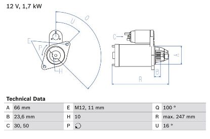 Starter VAG - 03L 911 021 C