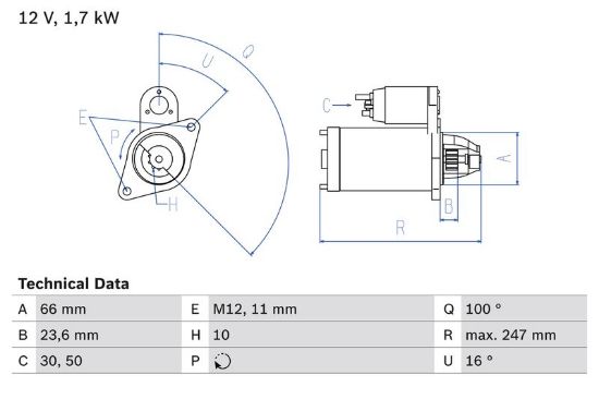 Starter VAG - 03L 911 021 C