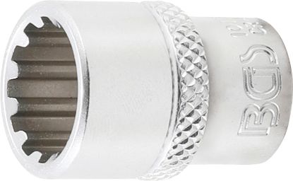 Socket Wrench Insert 1/4" Socket "Gear Lock", 12 mm
