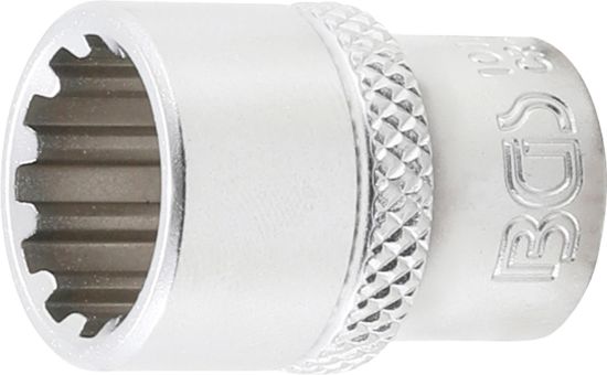 Socket Wrench Insert 1/4" Socket "Gear Lock", 12 mm