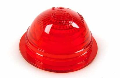 Lens, end outline marker light Tuleklaas punane tulele 2XS-95
