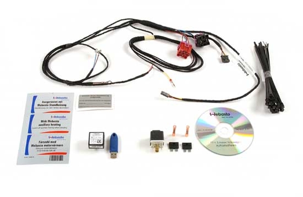 Assembly kit, auxilliary heater Touran/Pas/Tiguan 05- TDI ACC Climatronic