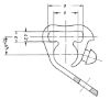 Washer Fluid Jet, window cleaning Hoidja 9x3mm vars, 6mm voolik