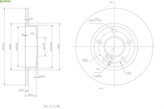 Brake Disc MERCEDES