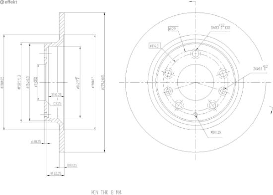 Brake Disc MAZDA - GFYY-26-251