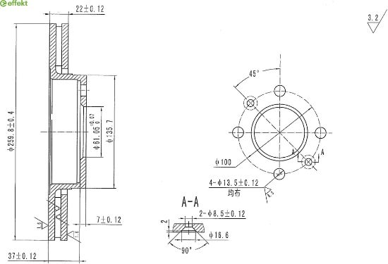 Brake Disc NISSAN - 40206-AX60A