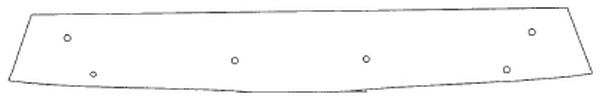 Trim/Protection Strip, radiator grille Renault Twingo 2008-2011