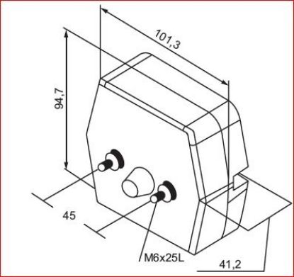 Direction Indicator 9-36V, 101x95 mm + gabariit