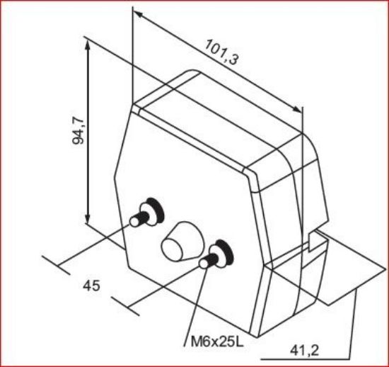 Direction Indicator 9-36V, 101x95 mm + gabariit