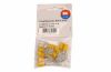 Terminal, electric universal parts plaat 9,5x1,2mm kollane