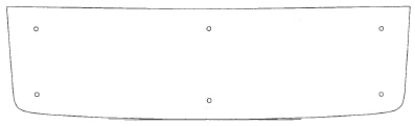 Trim/Protection Strip, radiator grille Jeep Grand Cherokee 06-07