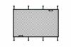 Luggage Rack, trailer hitch carrier Trail LoadNet L koormavõrk, 132x65cm