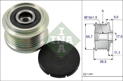 Alternator Freewheel Clutch PSA - 16 064 274 80