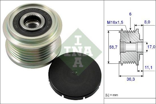 Alternator Freewheel Clutch PSA - 16 064 274 80