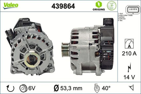 Alternator PSA - 98 265 502 80