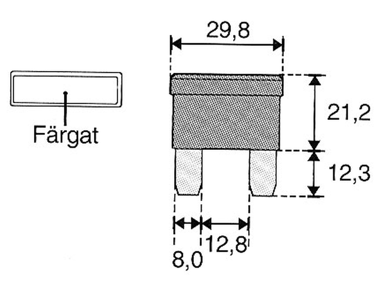 Fuse 40A FK3 80V 1tk