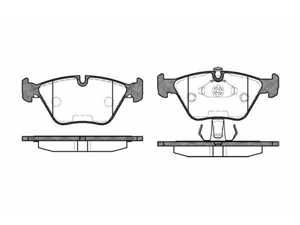 Brake Pad Set, disc brake BMW - 34 11 6 761 278
