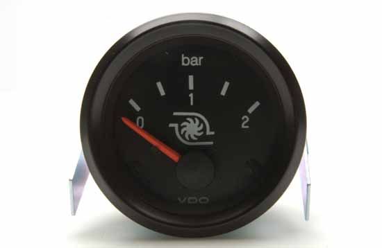 Gauge, oil pressure mootoriõlile 24V 52mm 0 - 5bar ISO 1374