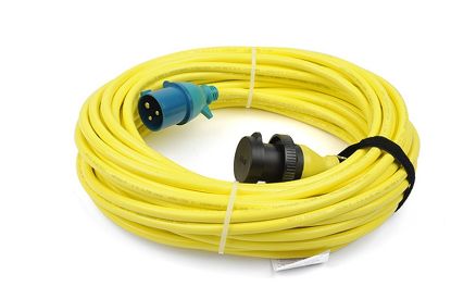 Cable Repair Set, engine block heater MS25M; 2,5mm²; CEE kaldavoolule, kollane