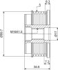 Alternator Freewheel Clutch TERRACAN (HP),CARNIVAL II (GQ)
