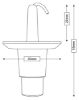 Trim/Protection Strip, radiator grille kinnitusklamber 22mm