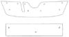 Trim/Protection Strip, radiator grille Skoda Octavia 2010-2013
