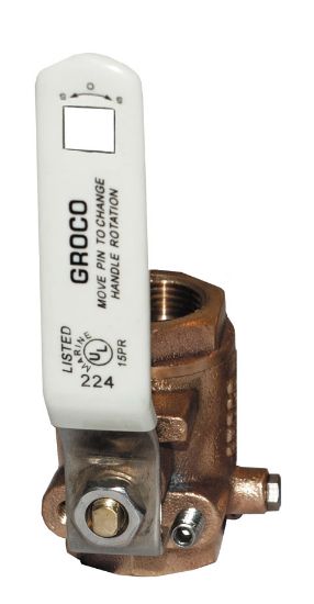 Eelsoojendi kuulkraan pronks NPT 1-1/2"