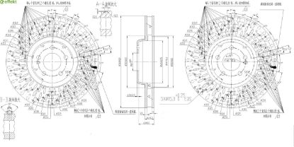 Brake Disc MERCEDES-BENZ - 000 421 23 12