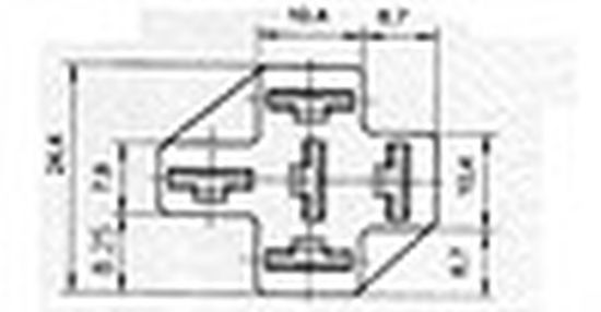 Relay Socket minireleele, trükiplaadile