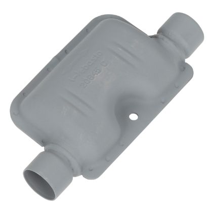 Silencer, auxilliary heater 30mm, HL/AT 24-32