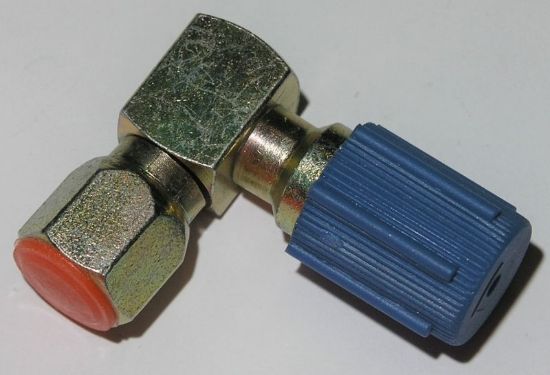 Gasket, coolant pipe Adapter r134a 1/4""SAE (7/16-90) 90° LP