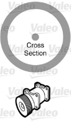 Gasket, coolant pipe FIAT/ HONDA/ MAZDA