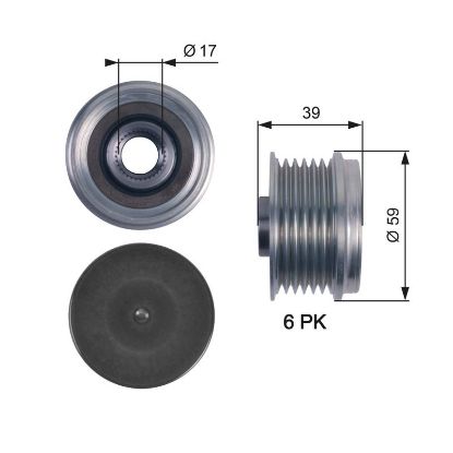 Alternator Freewheel Clutch Opel/Fiat Alternator Freewheel Clutch Opel/Fiat