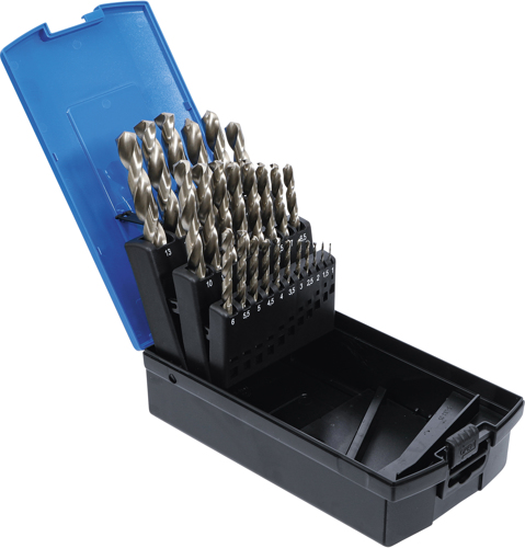 Twist Drill Bit Set 26-piece HSS Twist Drill Set, 1-13 mm
