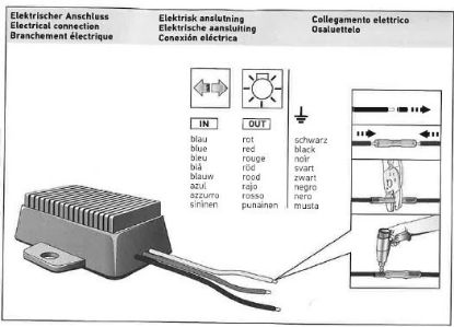 Control Unit, lights LED-suunatuledele 24V