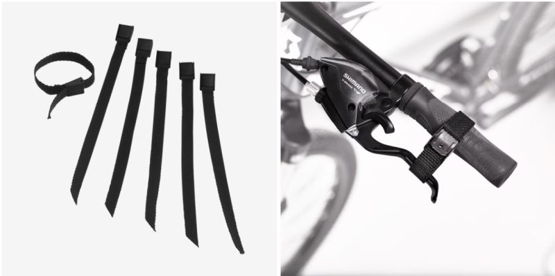 Mounting Set, roof rack Brake Straps 465mm 6tk