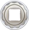 Socket Wrench Insert Socket, 12-point : 12.5 mm (1/2") : 26 mm