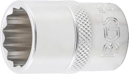 Socket Wrench Insert 1/2" Socket, 12-point, 18 mm