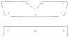 Trim/Protection Strip, radiator grille Skoda Octavia 2006-2009