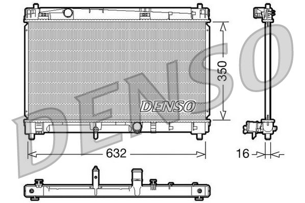 Radiator, engine cooling TOYOTA Yaris 1.8 VVTi 09/05-
