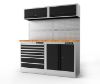 Tool Cabinet Kaks moodulit Tamme töötasapinnaga 1725x1980x546mm
