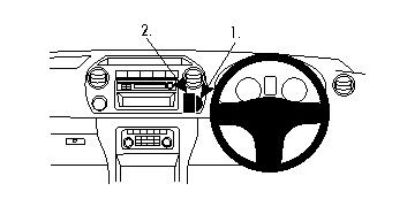 Trim Frame VW Amarok 11-16, keskele